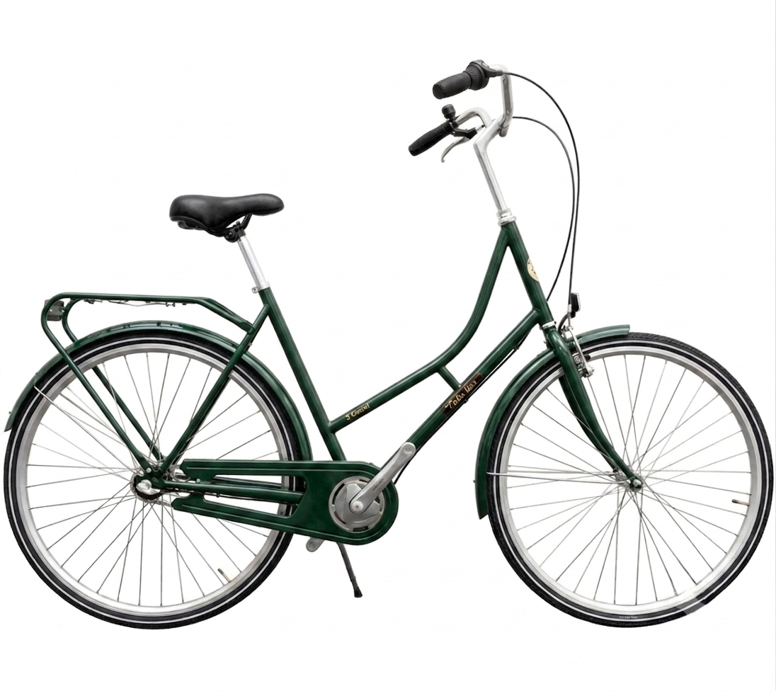 3G Mørkegrøn Damecykel Velo Lux