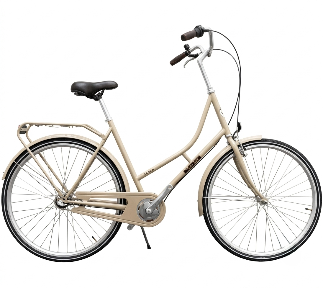 3G Damecykel  Velo Lux, Beige